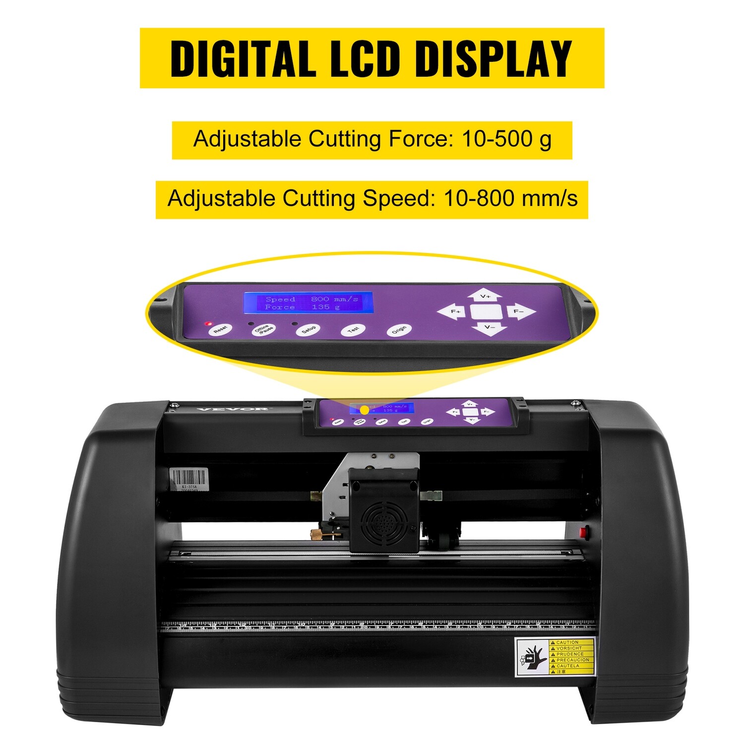 Offline 14&quot;/375mm LCD Plotter Machine with Vinyl Cutter U-Disk Windows