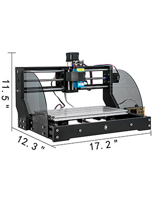 500mW Pro CNC Router Engraving Machine with 3018 Offline Controller - Ideal for Wood and Soft Material Engraving
