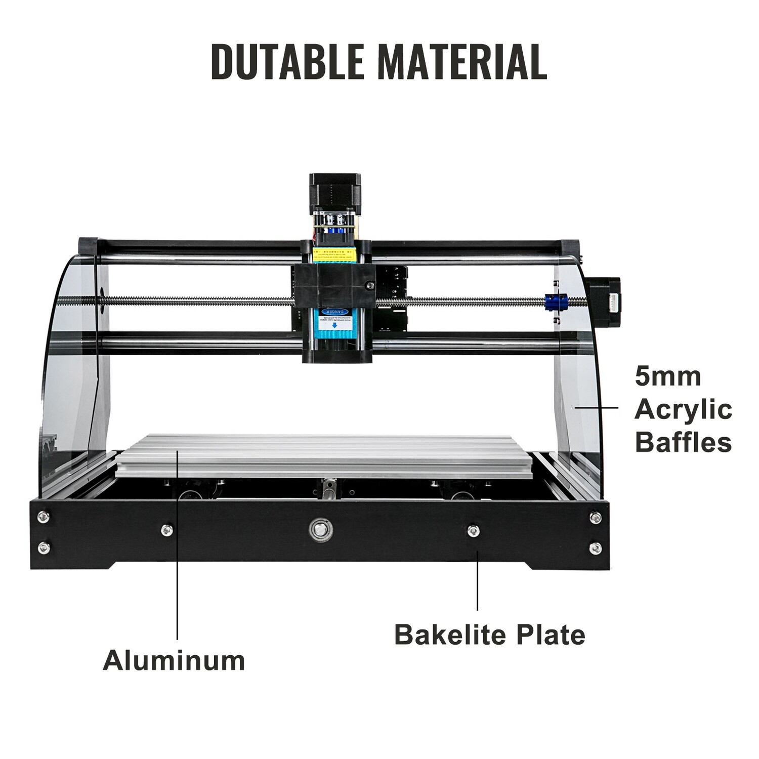 500mW Pro CNC Router Engraving Machine with 3018 Offline Controller - Ideal for Wood and Soft Material Engraving