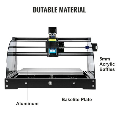 500mW Pro CNC Router Engraving Machine with 3018 Offline Controller - Ideal for Wood and Soft Material Engraving