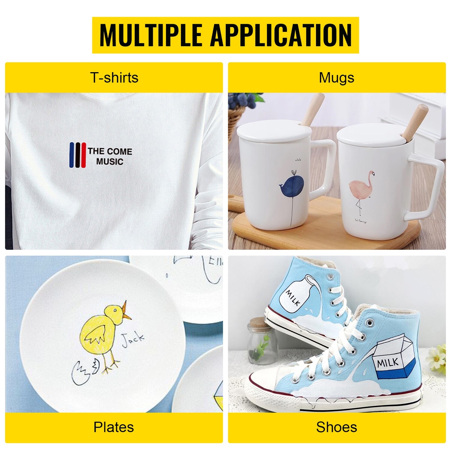12 x 15-Inch 6-in-1 Heat Press Machine – Versatile Sublimation Machine for T-Shirts, Shoes, Mugs, and More