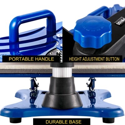 Heat Press 5-in-1 Multifunction 12x15 Sublimation Machine for DIY T-Shirts, Mugs, Caps, and Custom Printing