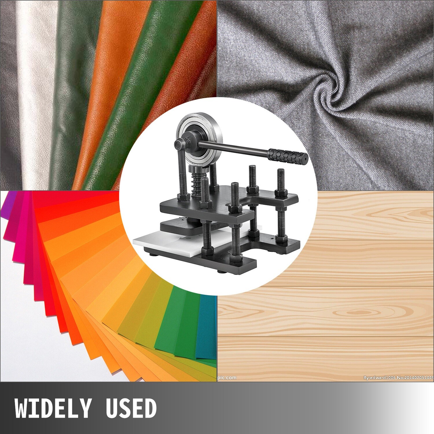 Manual  Hand Press Die Cutter Heavy Duty Leather Embossing Machine
