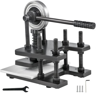 Manual  Hand Press Die Cutter Heavy Duty Leather Embossing Machine