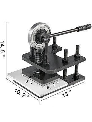 Manual  Hand Press Die Cutter Heavy Duty Leather Embossing Machine