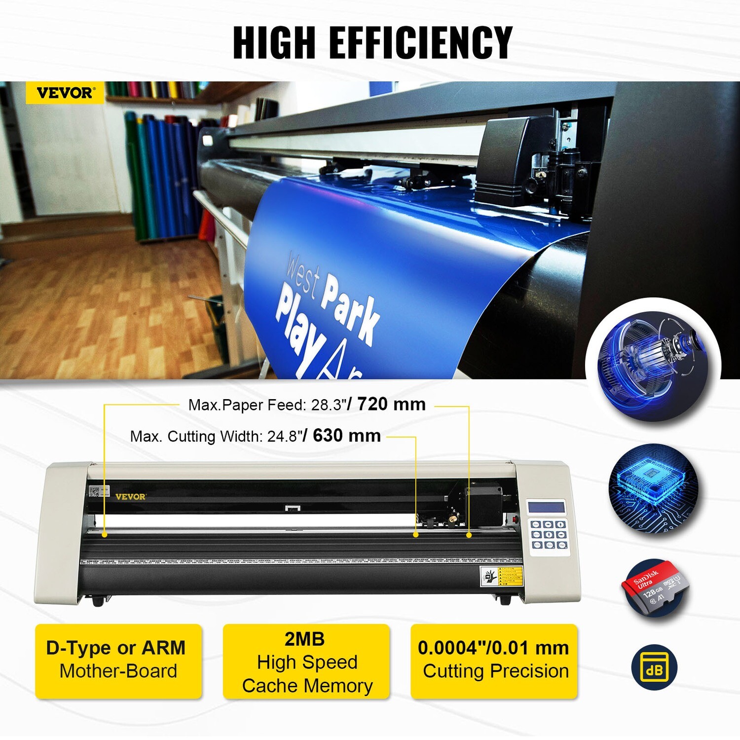 Vinyl Cutting Machine, 28&quot;, 720mm, with Stand Signmaster Cutting with a vinyl plotter