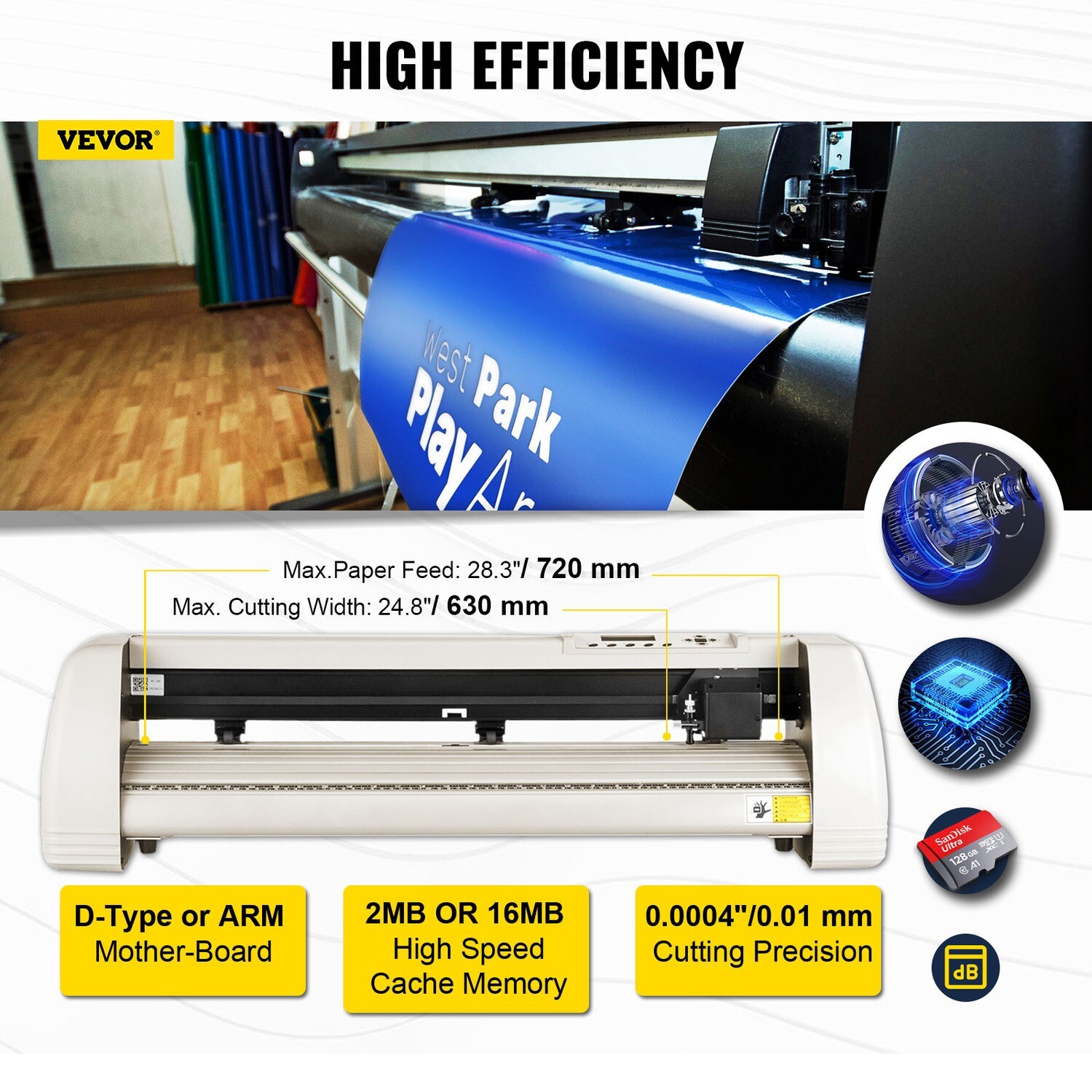 Vinyl Cutter Machine, 28&quot; Signmaster Cutting Sign Making Vinyl Plotter USB