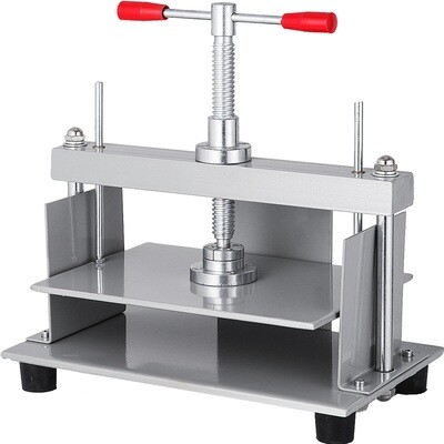 A4 Flat Paper Press Machine - Manual Steel Bookbinder Press for Receipt Flattening and Document Preparation, Durable and Efficient for Professional Use