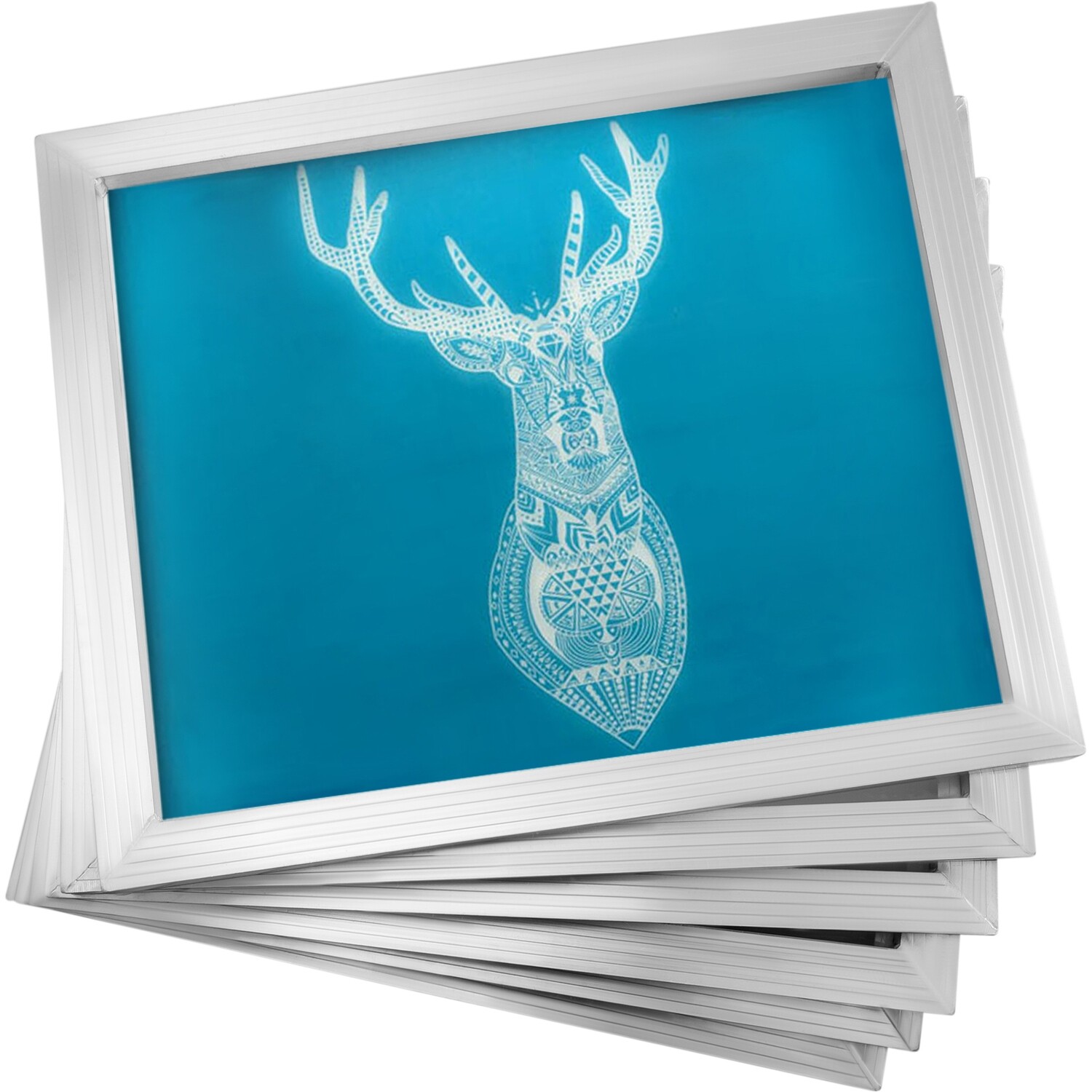Aluminum Screen Printing Screens 110 Mesh 20"x24" Glass Pattern Printing 6 Pcs