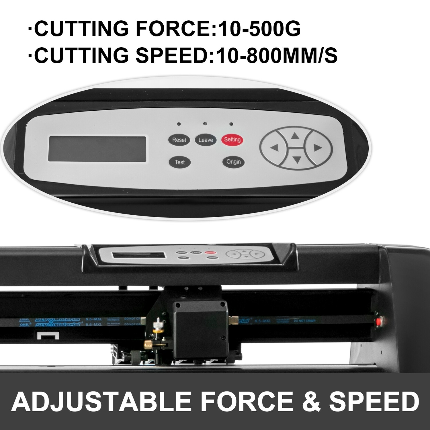 Vinyl Cutter Machine 53 Inch Vinyl Cutter With Floor Stand Adjustable Force &amp; Speed Vinyl Plotter for Sign Making
