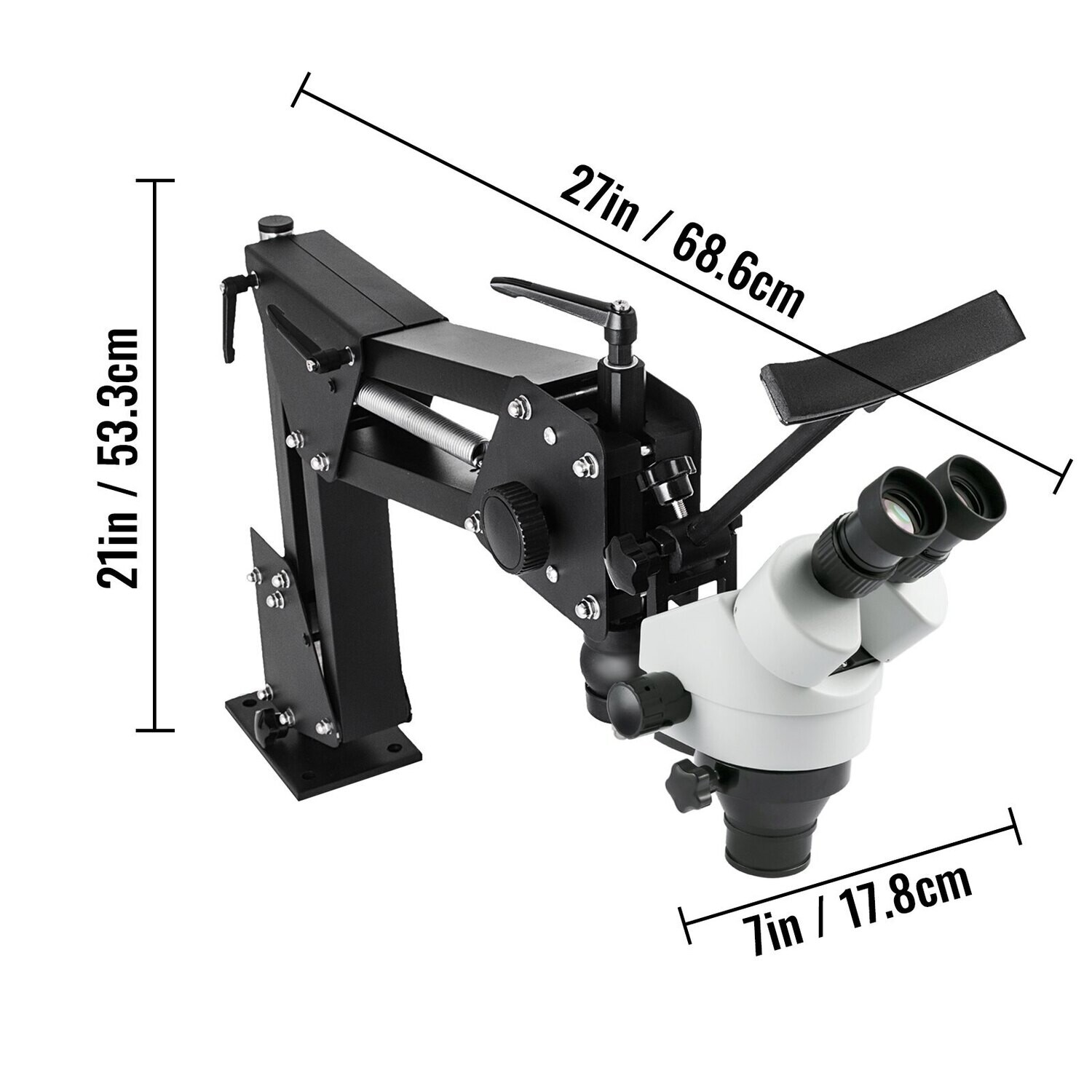 Jewelry Tools Micro Inlaid Mirror Micro-setting Microscope 0.5x/165mm