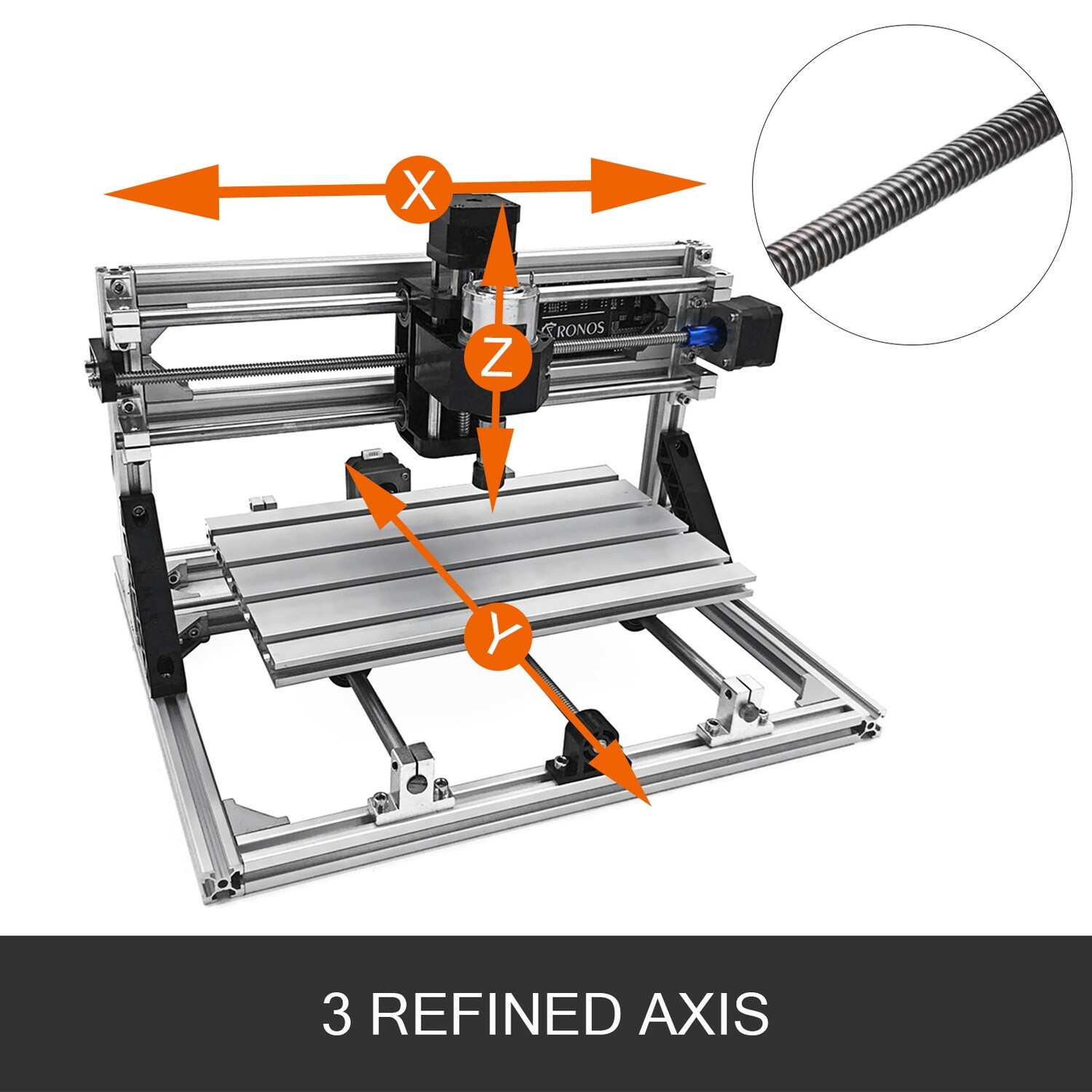 CNC 3018 Router Kit with Laser Engraver – GRBL Control, Adjustable Speed, High-Precision for Wood, Plastic, Soft Metals, and Acrylic, Easy Assembly, Versatile