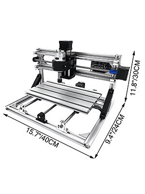 CNC 3018 Router Kit with Laser Engraver – GRBL Control, Adjustable Speed, High-Precision for Wood, Plastic, Soft Metals, and Acrylic, Easy Assembly, Versatile