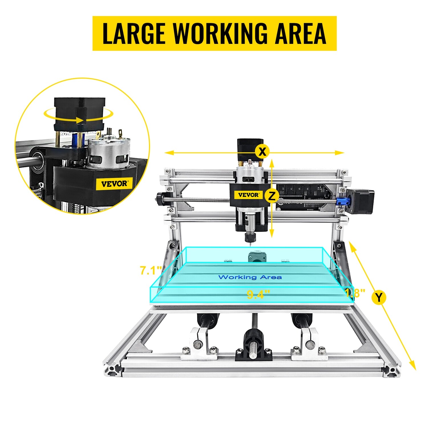 CNC 2418 GRBL Control Milling Machine – 3-Axis Engraver Kit for Wood, PVB, and PCB