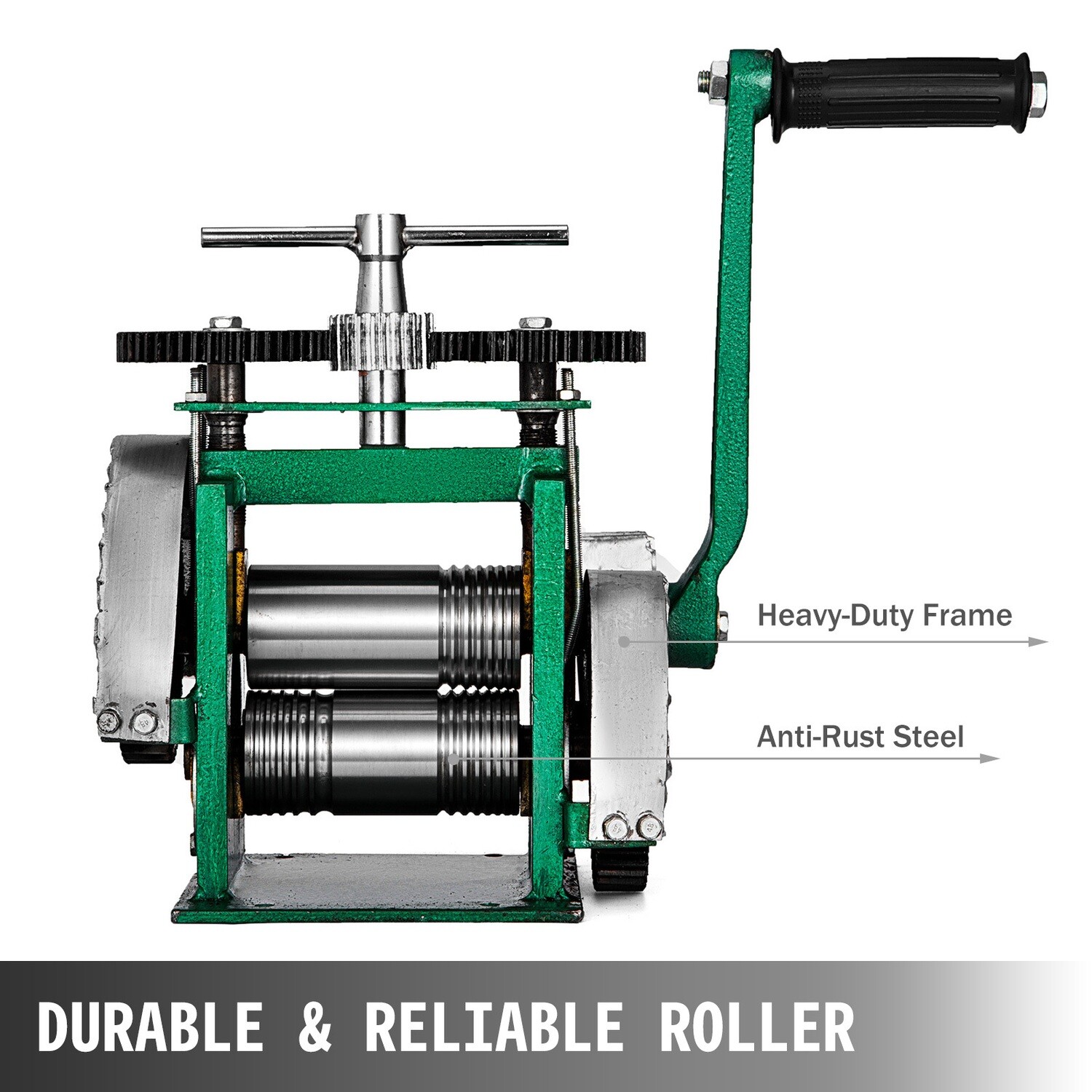 85mm Manual Pattern Tableting Jewelry Making Rolling Mill Machine, Durable Metal Rolling Mill for Jewelry Design, Manual Rolling Mill for Coin and Ring Making