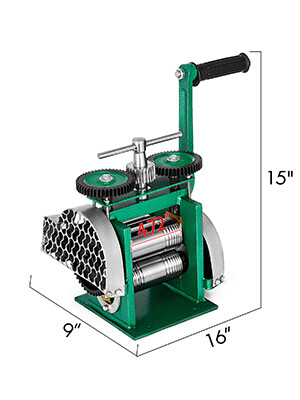 Combination of 85mm Manual Pattern Tableting Jewelry Making Rolling Mill Machine