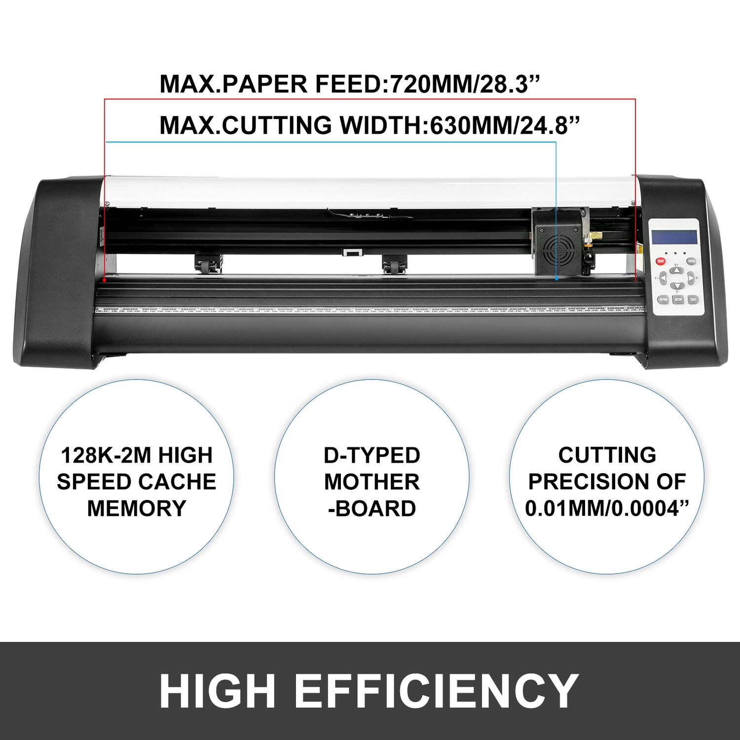 Sign Making Software Usb Graphics 28&quot; Vinyl Cutter Plotter Cutting Machine 720mm