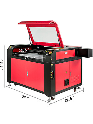 100W CO2 Laser Engraving and Cutting Machine, 900x600mm – Upgraded USB Engraver Cutter for Precision Projects