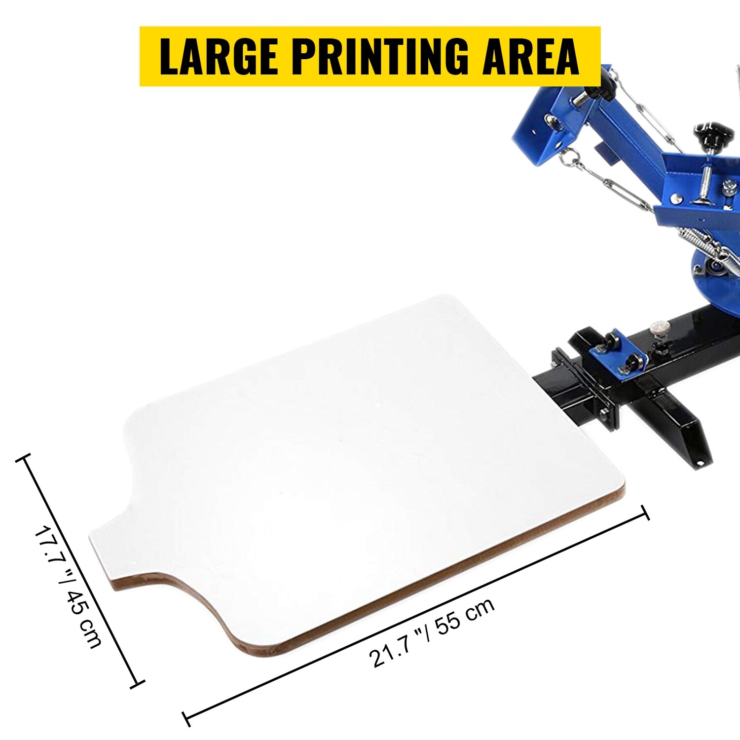 Silk Screen Printing Machine with 4 Colors and 2 Stations Print Screening Paper Excellent