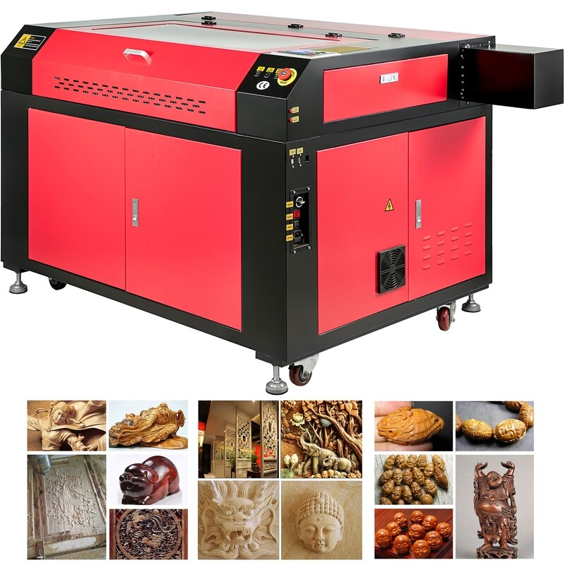 100W CO2 Laser Engraving and Cutting Machine, 900x600mm – Upgraded USB Engraver Cutter for Precision Projects