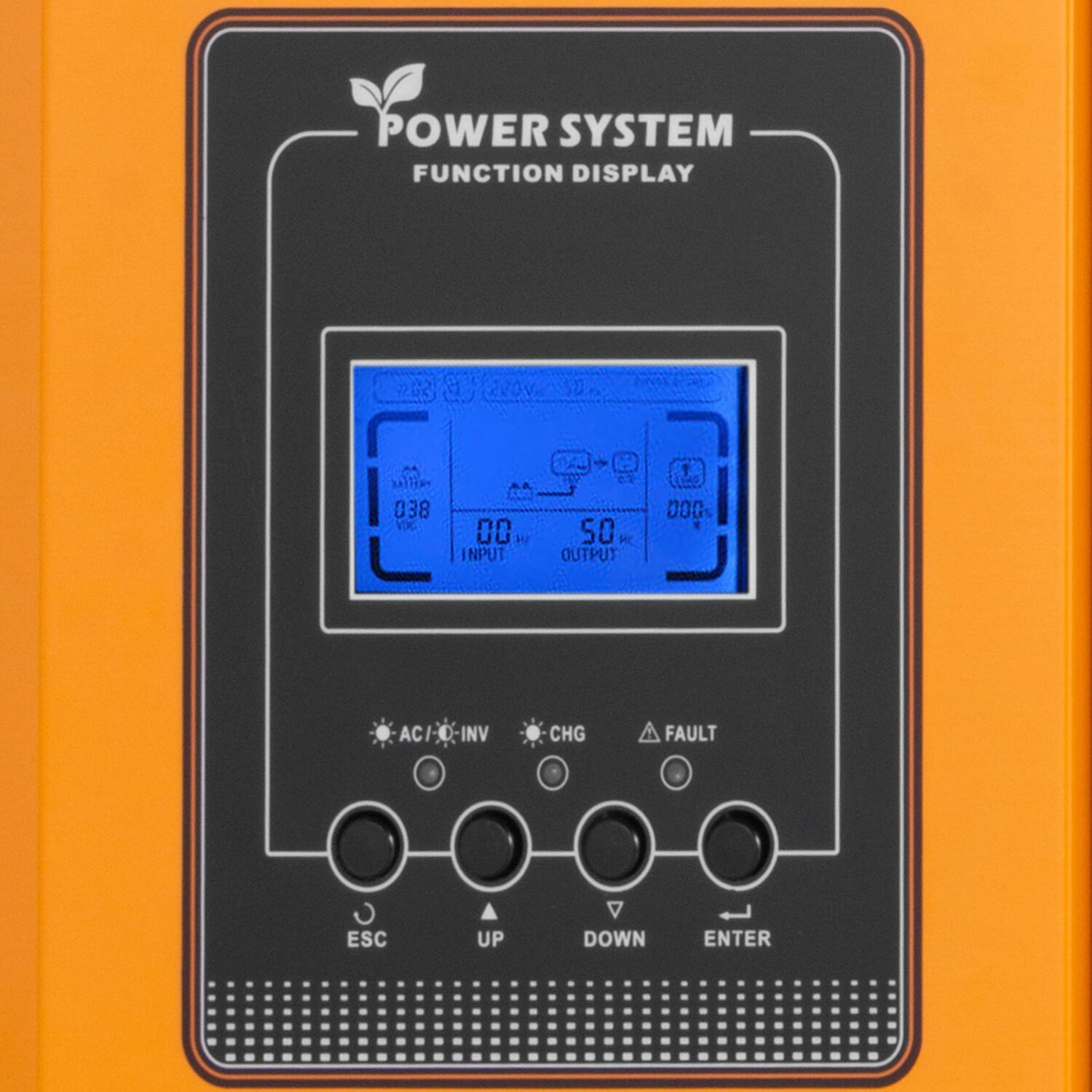 3KW High-Efficiency Pure Sine Wave Off-Grid Inverter - Features LCD Display, Built-in 12V UPS, Overload &amp; Short-Circuit Protection, and Low THD for Reliable Power Backup Solutions