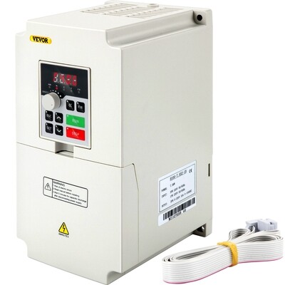 Inverter Variable Frequency Drive 220V 7.5KW 10HP CNC Motor