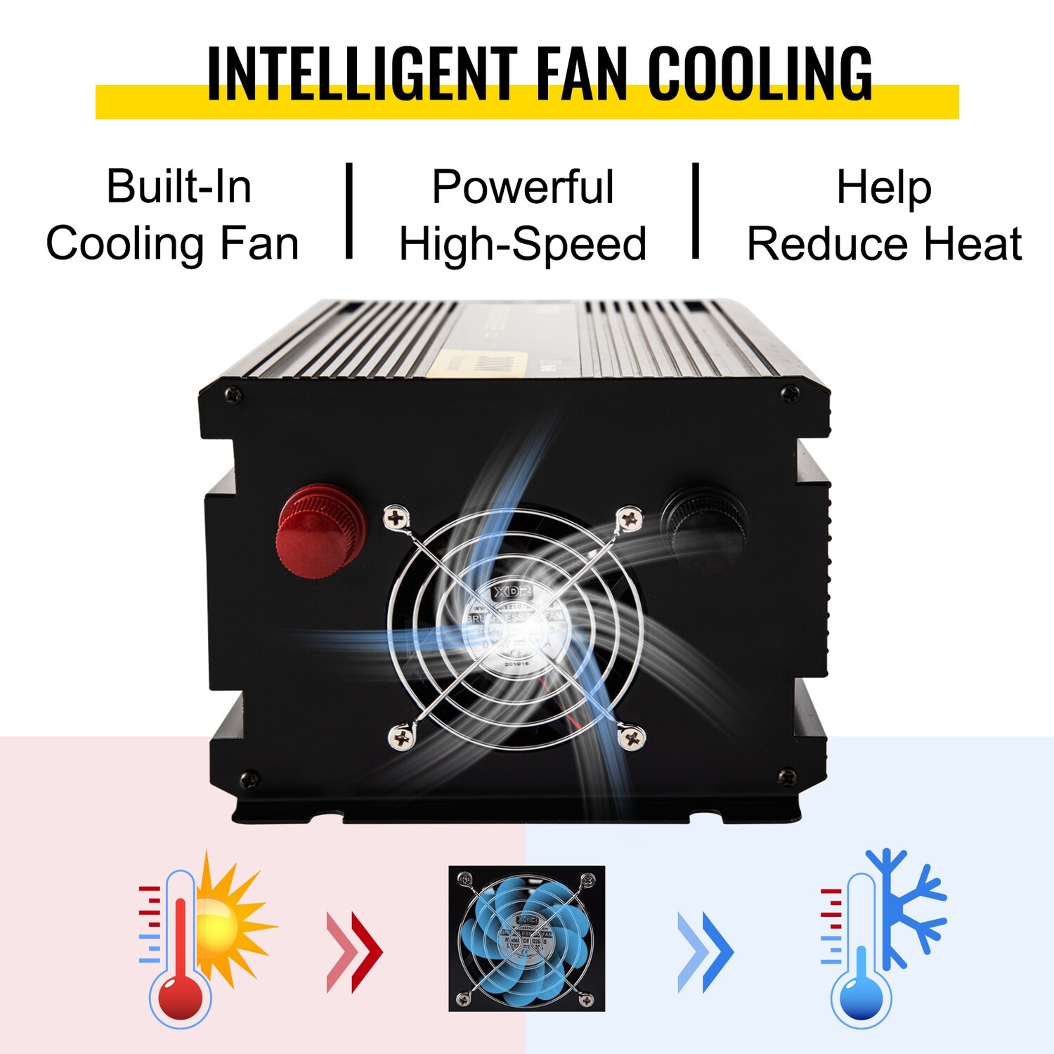 Modified Sine Wave Power Inverter 2000w Dc 12v To Ac 240v W/lcd