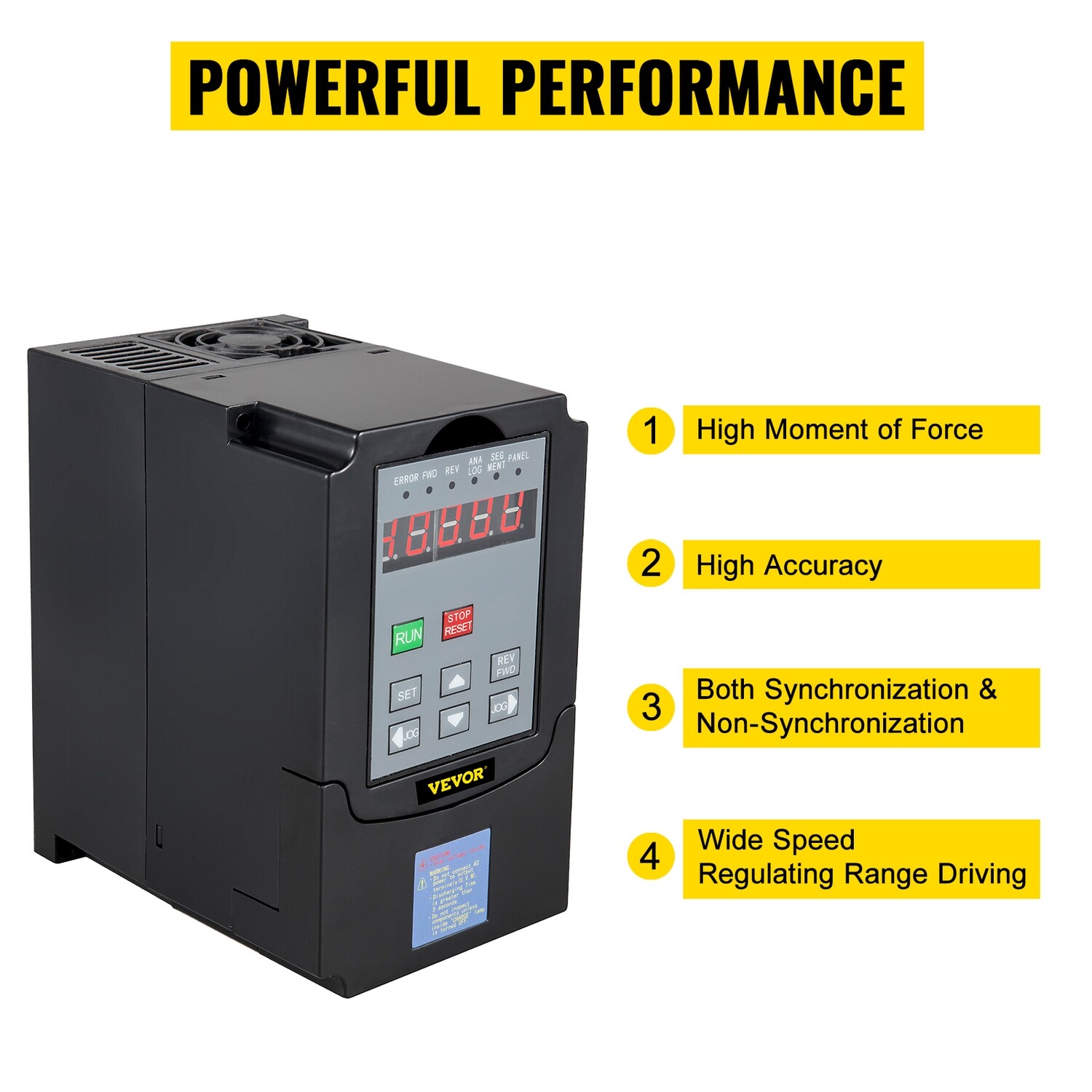 Inverter Variable Frequency Drive 1.5kW–7.5kW 220V CNC Motor