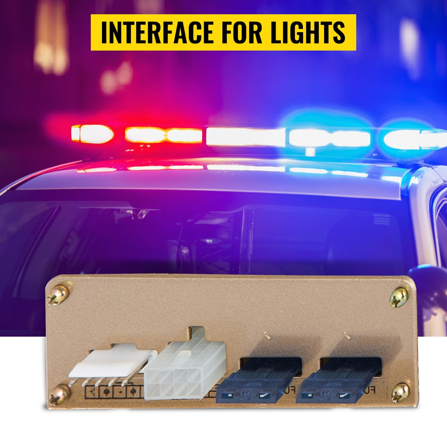 400W Car Warning Alarm Fire Horn PA Speaker - High-Volume Sound System for Emergency Alerts and Announcements - Durable and Reliable Performance