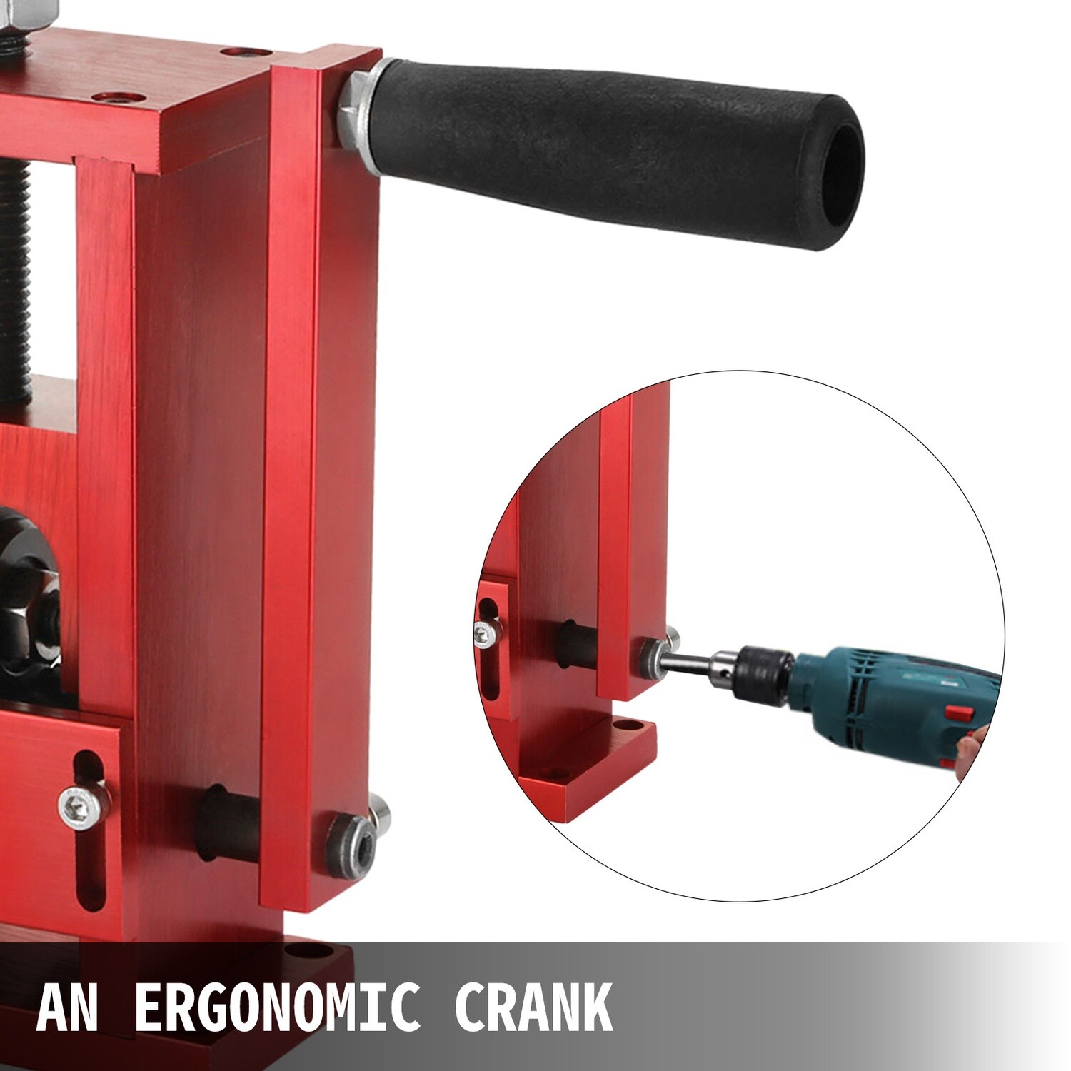 Cable Wire Stripping Machine with Drill Handle – Copper Scrap Stripper for 1.5mm-20mm Wires