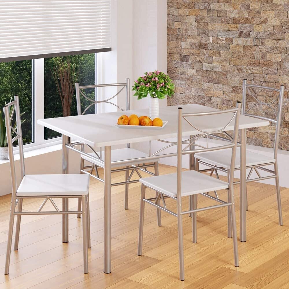 ​Dining Room Set Dining Table Kitchen Table with 4 Chairs​