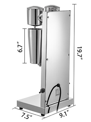 Electric Milkshake Maker Kit – Stainless Steel Milkshake Machine for Home and Commercial Use