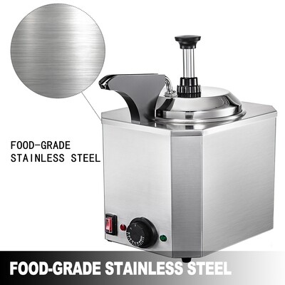 Pump for Fudge Warmer and Hot Cheese Steel, stainless 1 Pump Nacho Cheese Warmer