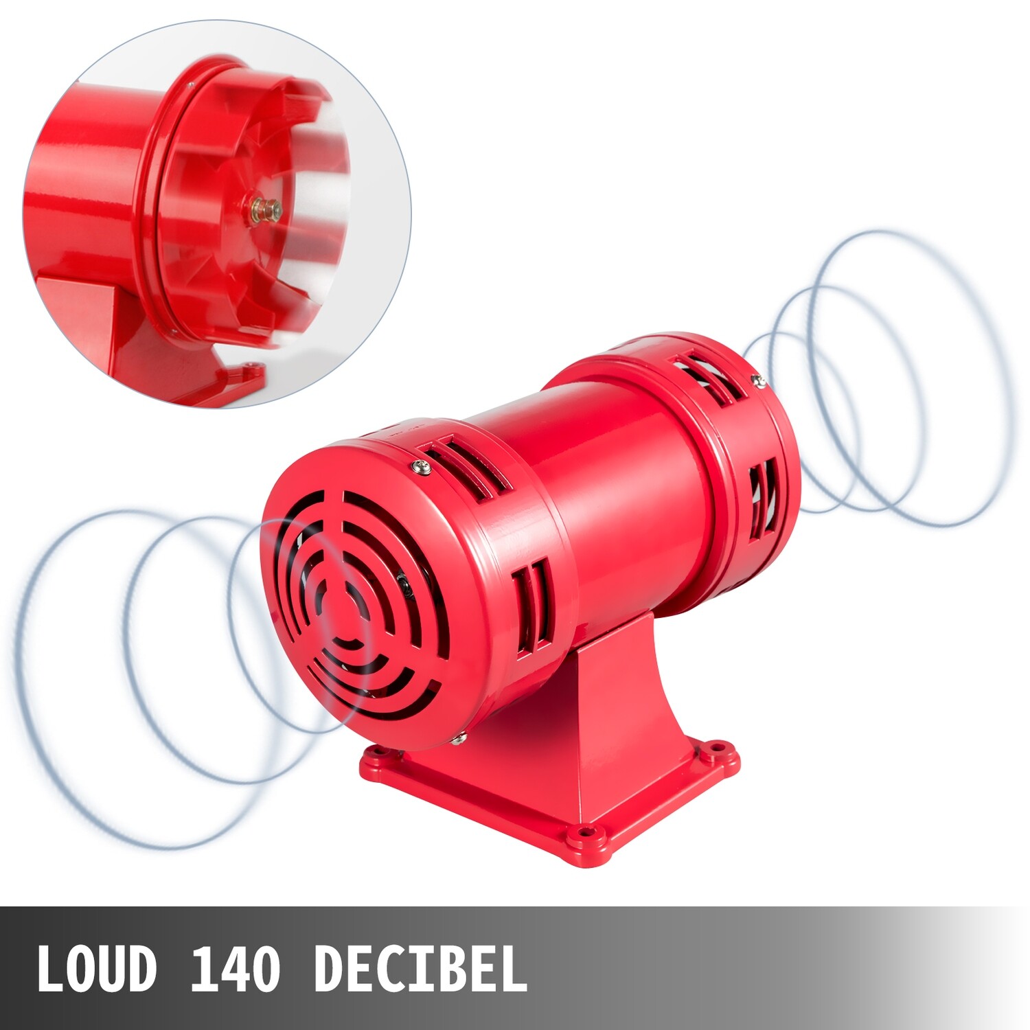 Tornado Siren Ms-490 Air Siren Air Raid Horn 140db Industrial Siren