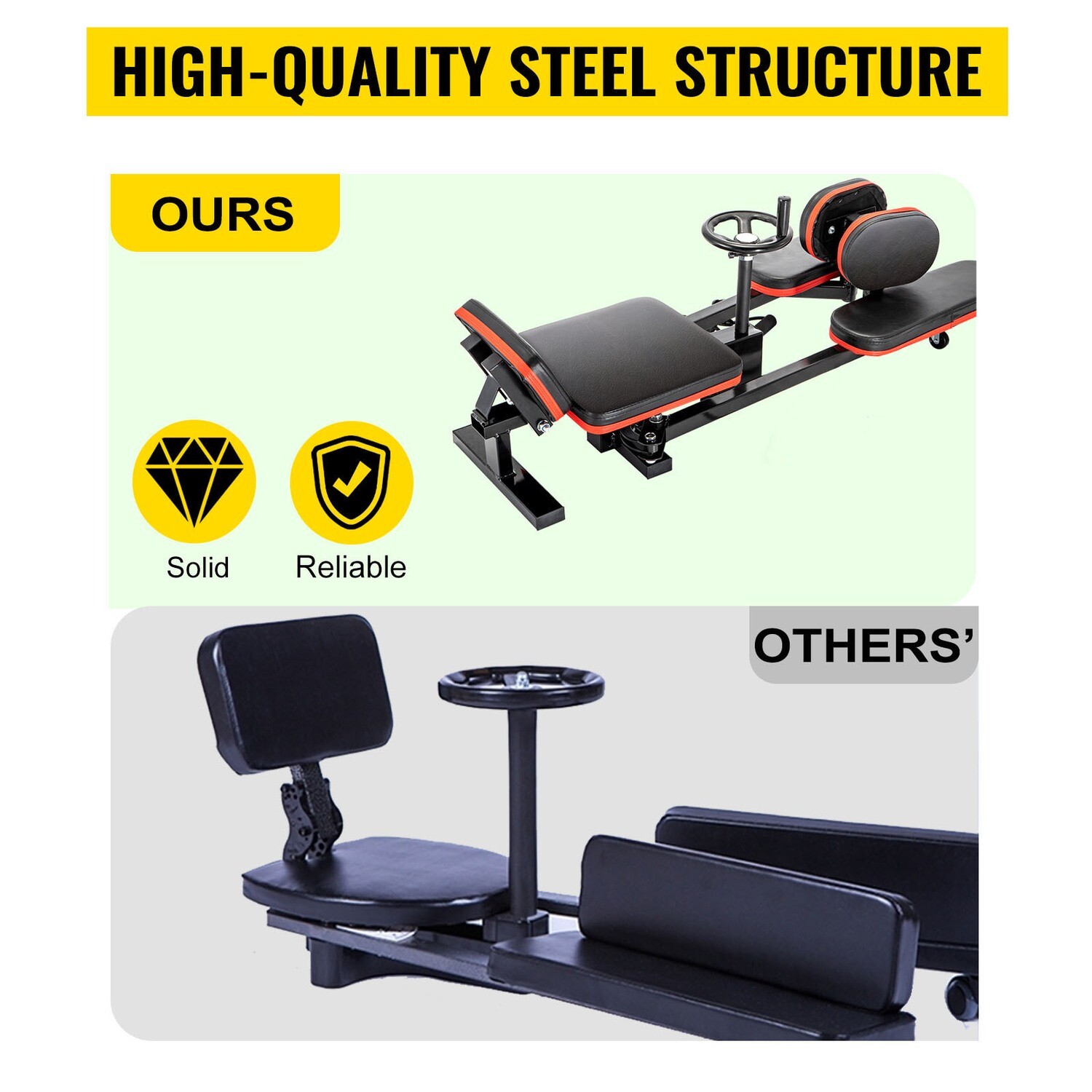 Split Training Equipment Gym Heavy Duty Leg Stretcher Stretching Machine