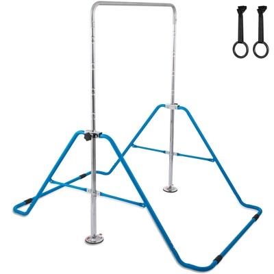 Gymnastics Bar for Kids Home Gym Expandable Horizontal Training Bars with Adjustable Heights
