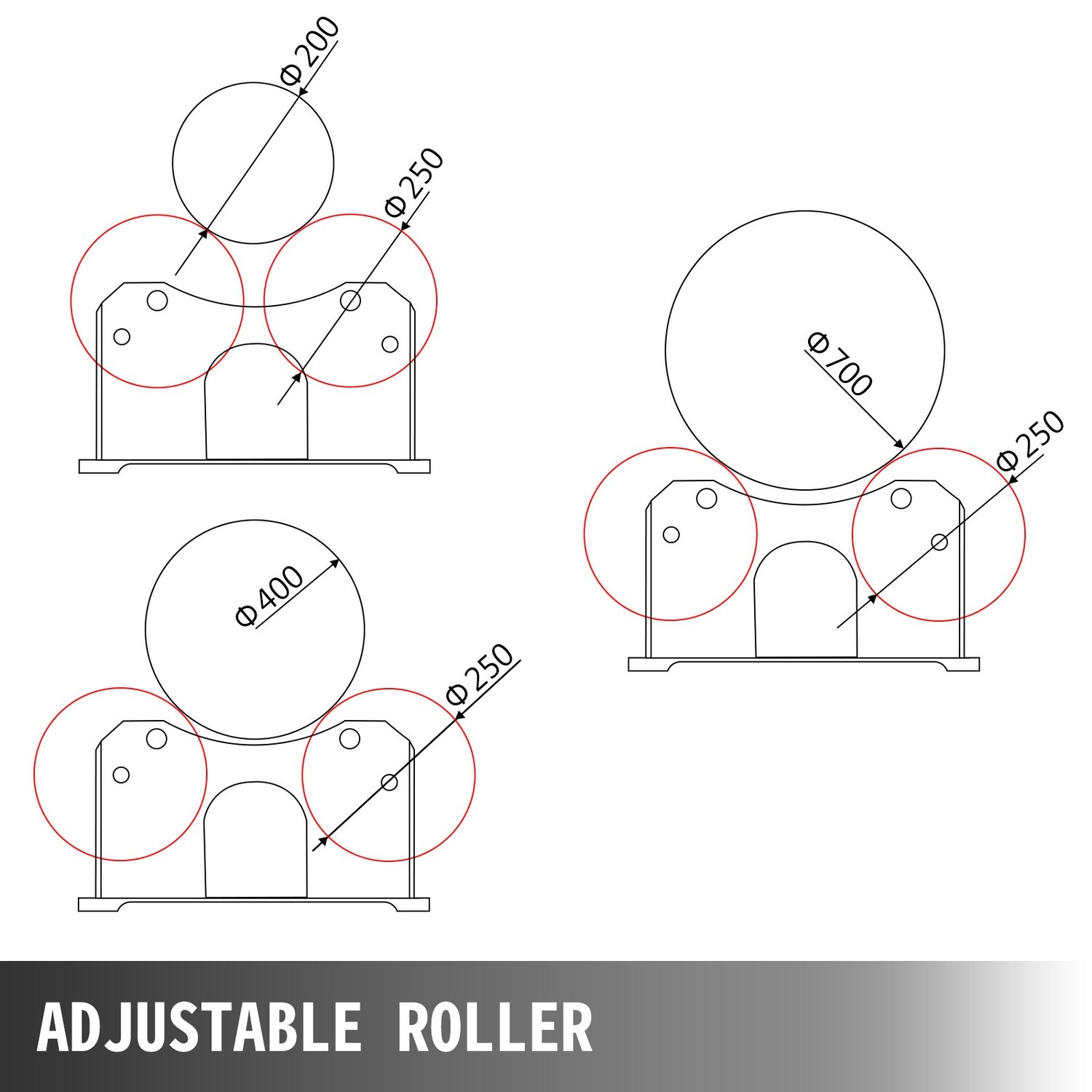 Roll Welding Positioner 1t 2200lb Rotary Turning Positioner Roller Machine