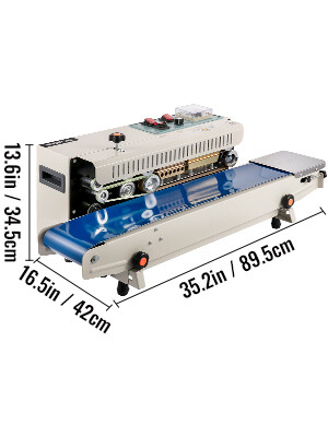 FR900 Auto Horizontal Sealing Machine 220V – Continuous Band Sealer for Bags, Ideal for Packaging and Sealing Products Efficiently