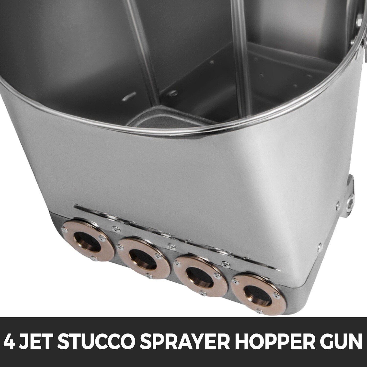 Anti-Corrosion 4-Jet Cement Mortar Sprayer – Lightweight Stucco Wall Painting Tool for Efficient Application