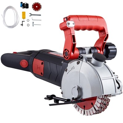 Saw Blades for Wall Chaser Wall Groove Cutting Machine - 4800W Slotting Machine with Laser Guide, 6500 RPM, Max Groove Depth and Width of 1.6&quot; x 1.65&quot; for Precision Concrete Cutting