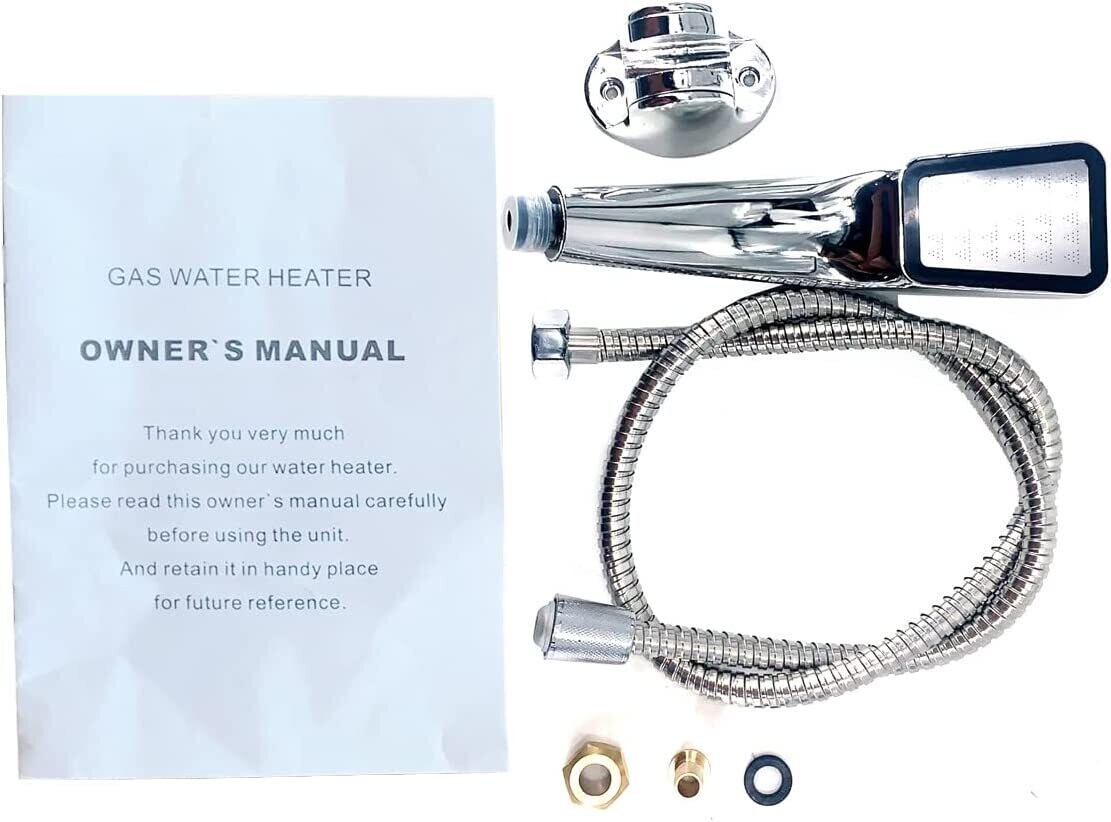 Instantaneous Tankless 18L Propane Gas Water Heater, Stainless Steel for On-Demand Hot Water and Efficient Heating