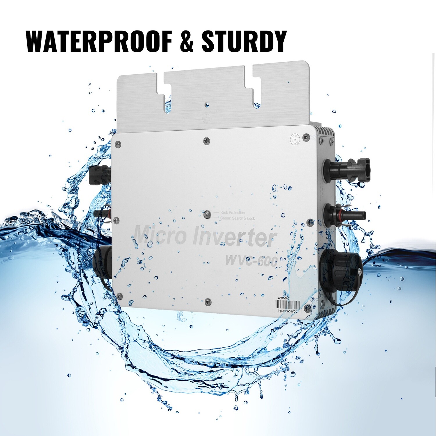 Micro Inverter Solar Grid Tie 600w Pure Sine Intelligent Strong Packing On