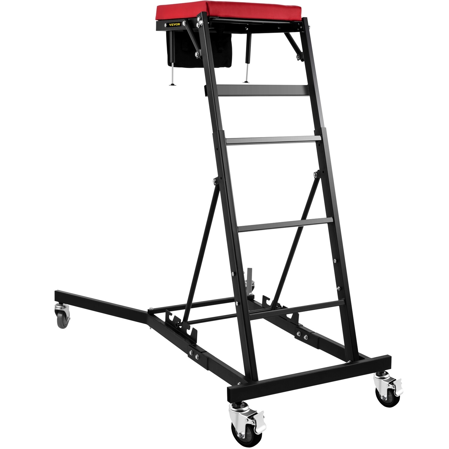 Adjustable Height Foldable Creeper for Automotive Engines - Convenient and Portable Design for Easy Access and Comfort During Repairs