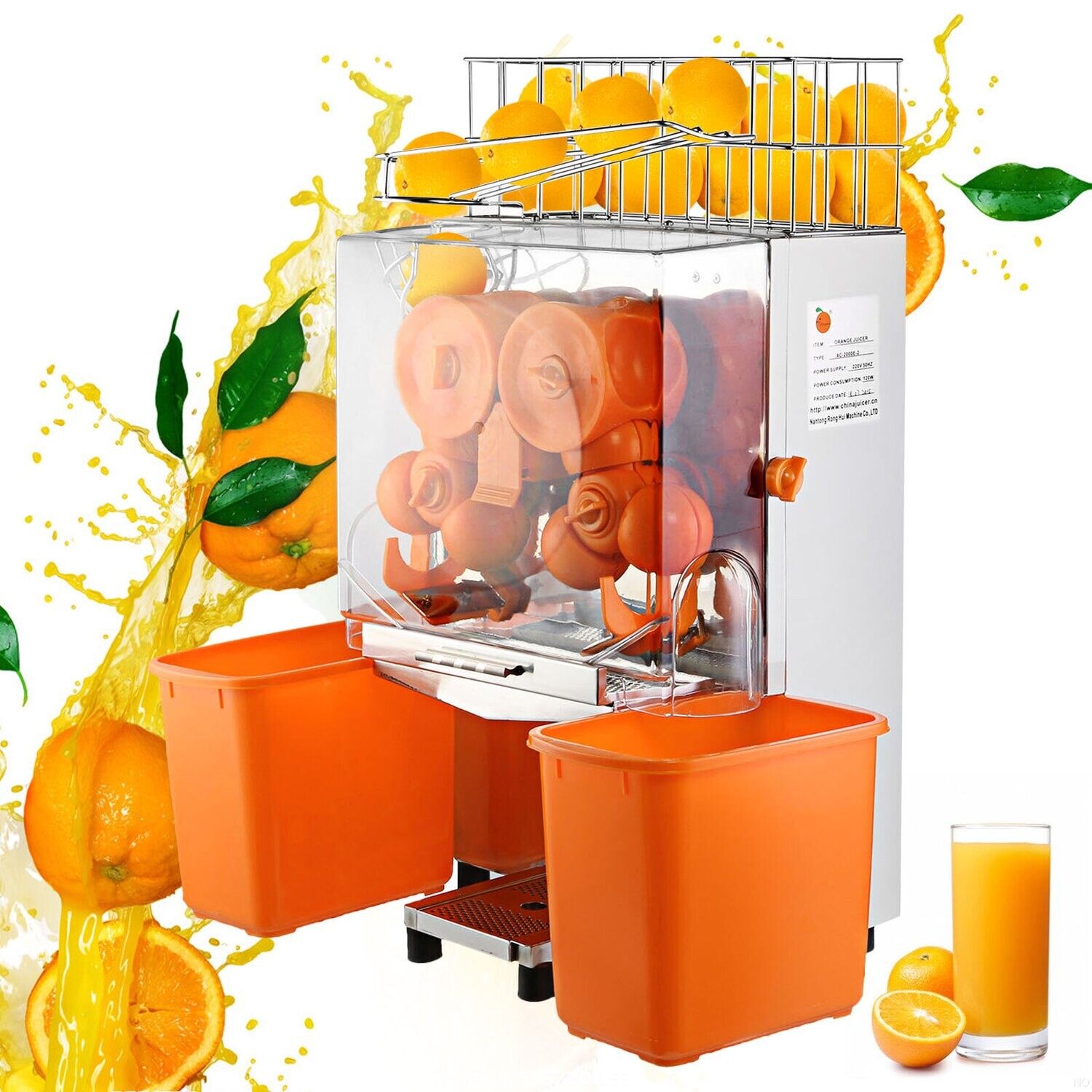 Lemon Orange Lime Squeezer Juicer Press Machine 220V Stainless Steel