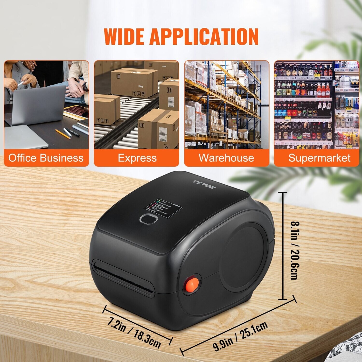 UPS Thermal Label Printer 4x6 300DPI USB/Bluetooth on Etsy