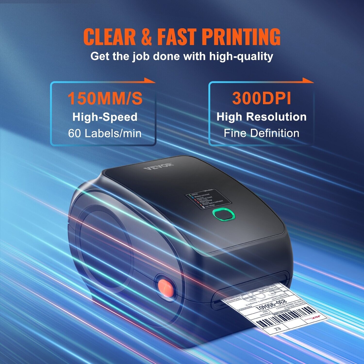 UPS Thermal Label Printer 4x6 300DPI USB/Bluetooth on Etsy