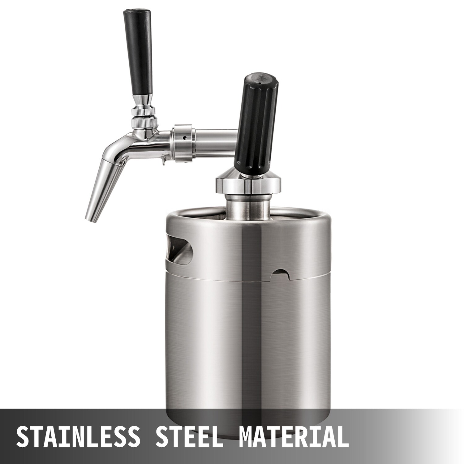 2L Nitro Cold Brew Coffee Maker - Premium Stainless Steel Design for Smooth, Refreshing Nitro-Infused Coffee at Home - User-Friendly and Low-Maintenance with Precision Dispensing