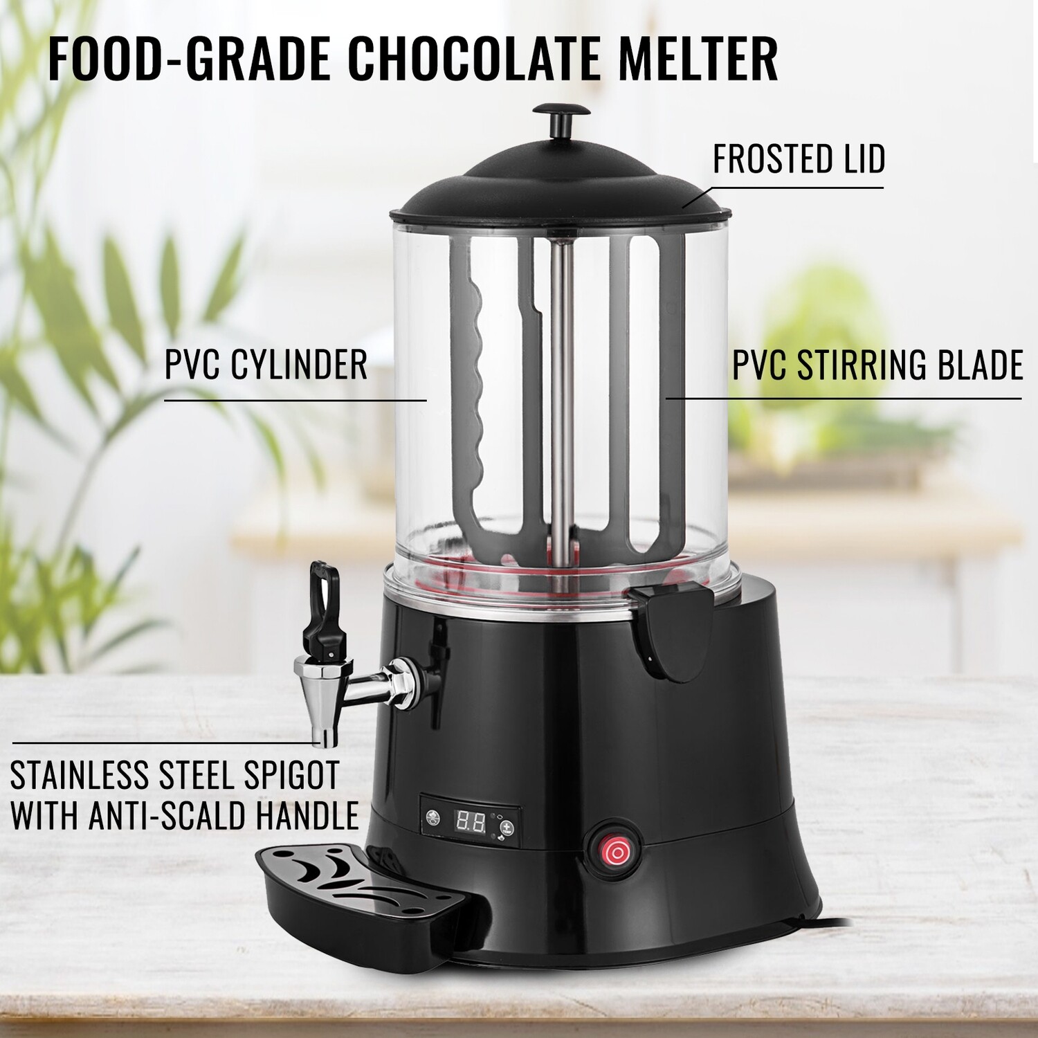 Chocolate Melter Machine KS-RQ, Hot Chocolate Dispensing Machine for Efficient Melting and Serving