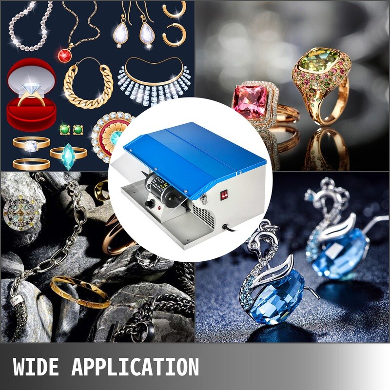 Machine for Polishing Jewelry Benchtop Buffing Machine Jewelry Polishing Instrument