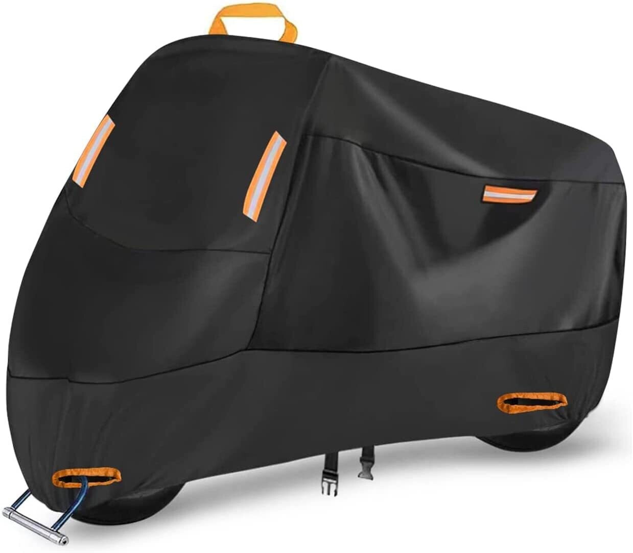 Outdoor Protection Motorcycle Cover with Lock Holes in 300D Waterproof,